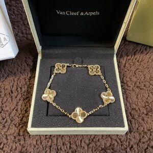 Van Cleef & Arpels Gold Clover Bracelet